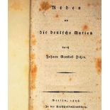 Fichte, Johann Gottlieb: Reden an die deutsche Nation