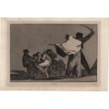 Goya, Francisco de: Disparate Conocido (Que Guerrero!)