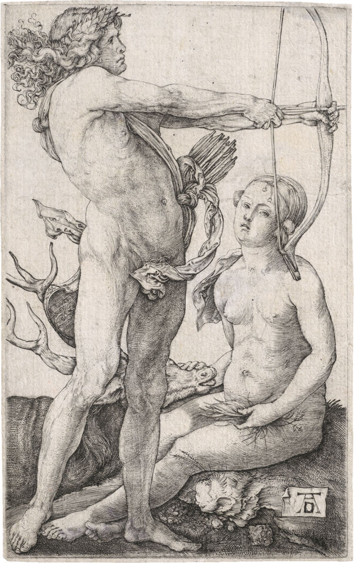 Dürer, Albrecht: Apollo und Diana