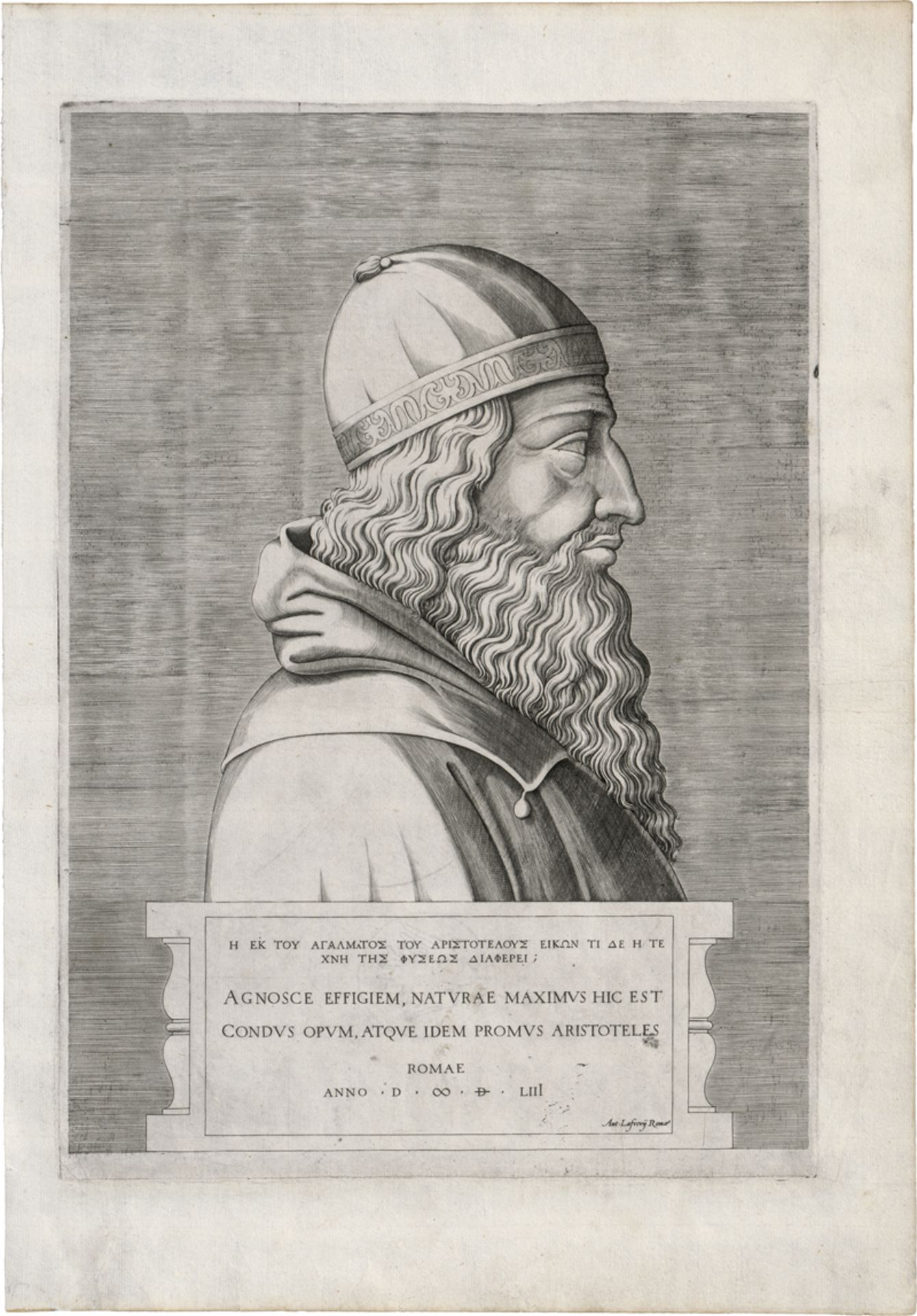 Lafreri, Antonio: Sogenanntes Bildnis des Aristoteles