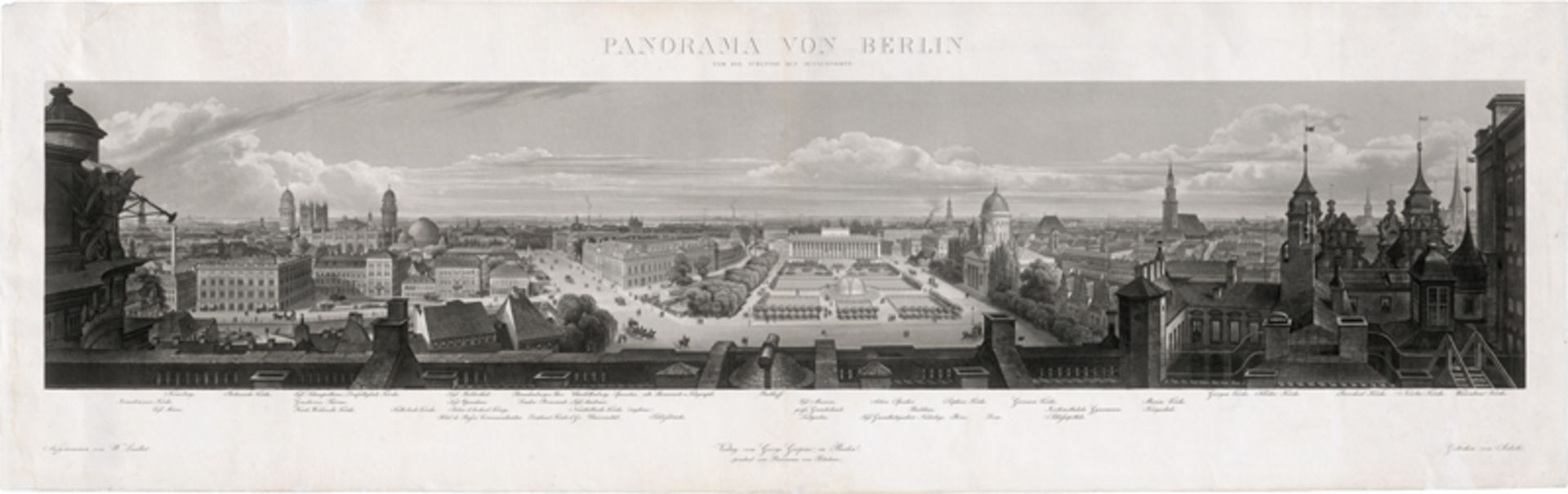 Salathé, Friedrich: Panorama von Berlin