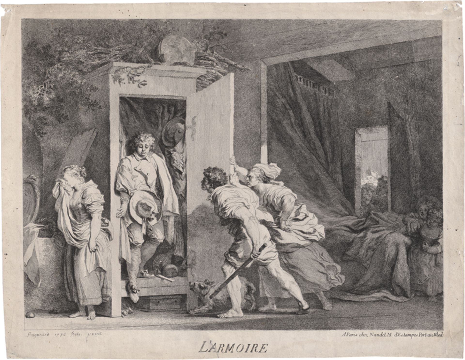 Fragonard, Jean Honoré: L'Armoire - Der Schrank