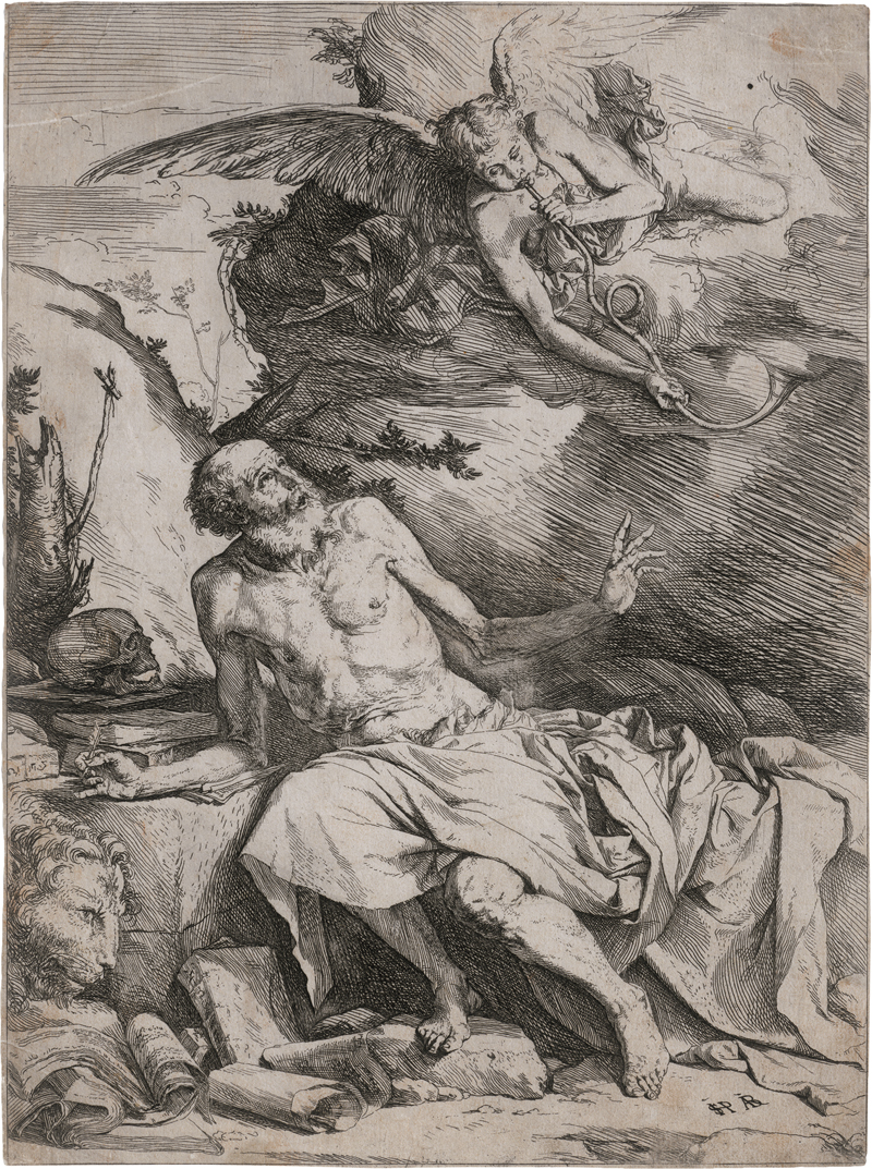 Ribera, Jusepe de: Der hl. Hieronymus und der Engel