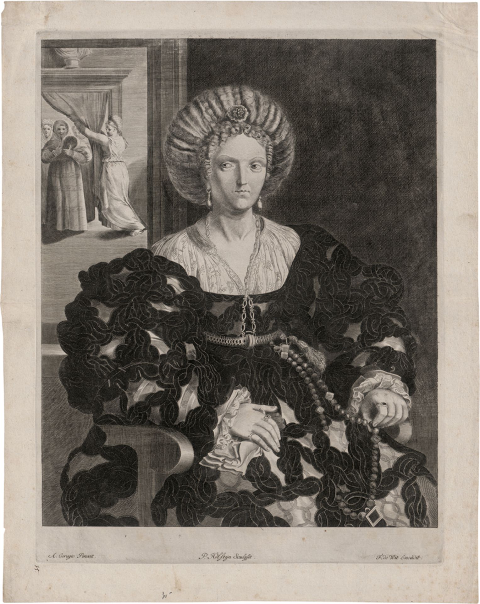 Holsteyn II, Pieter: Bildnis der Isabella d'Este