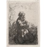 Rembrandt Harmensz. van Rijn: Der hl. Hieronymus im Gebet