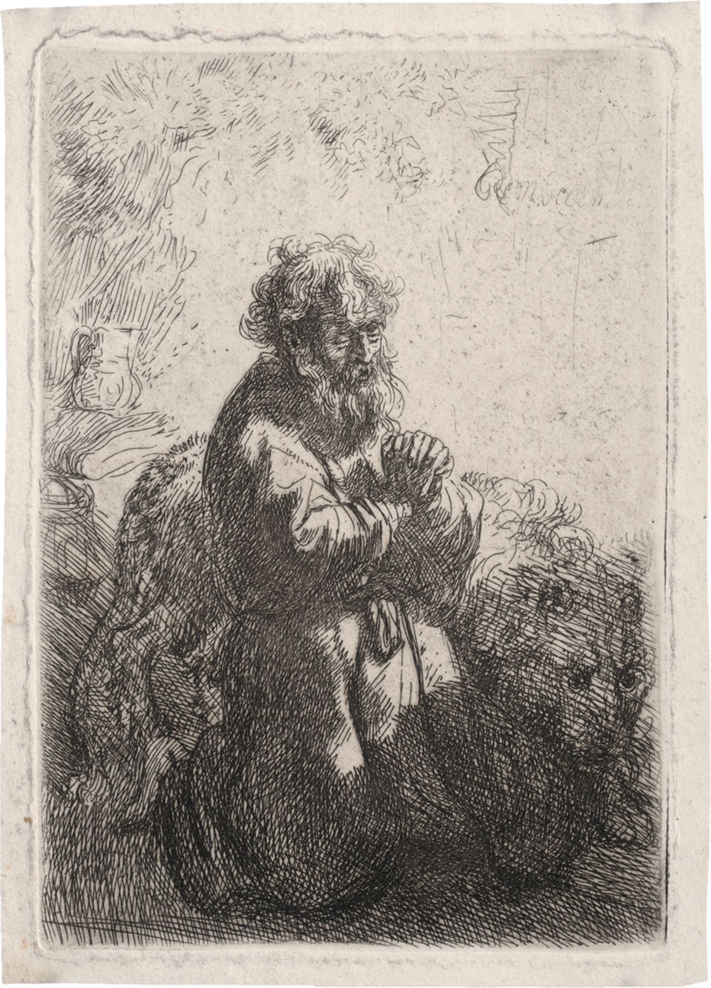 Rembrandt Harmensz. van Rijn: Der hl. Hieronymus im Gebet
