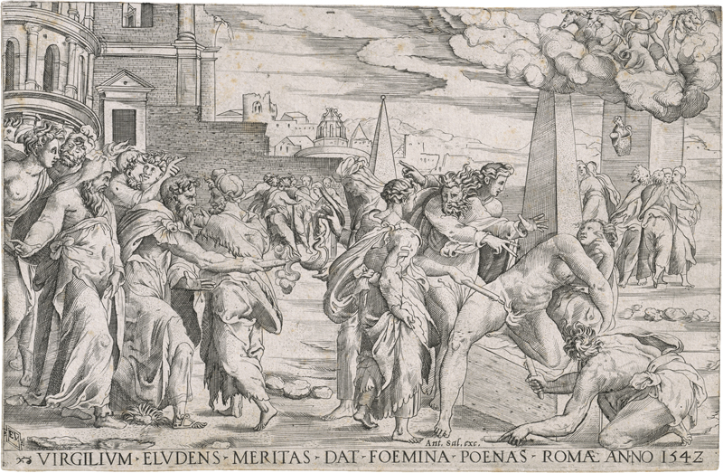 Vico, Enea: Die Bestrafung der römischen Kurtisane