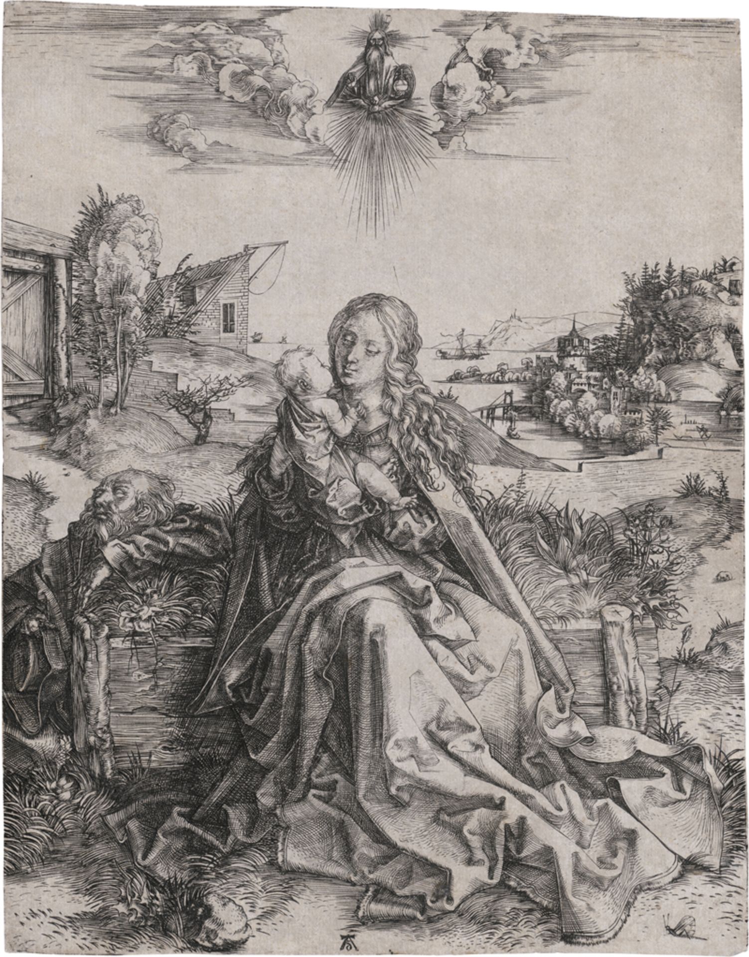 Dürer, Albrecht: Die Heilige Familie mit der Heuschrecke
