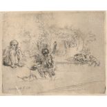 Rembrandt Harmensz. van Rijn: Die badenden Männer ("De zwemmertjes")