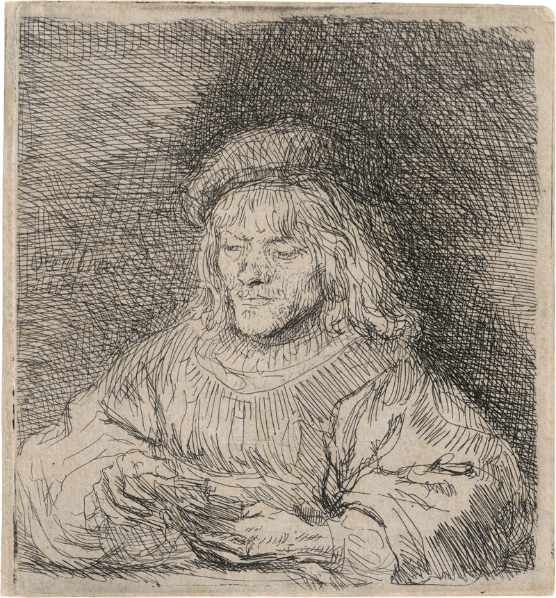 Rembrandt Harmensz. van Rijn: Der Kartenspieler