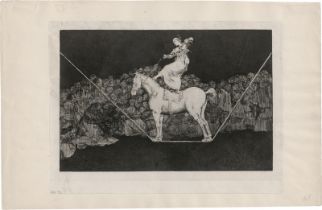 Goya, Francisco de: Una Reina del Circo (Disparate Puntual).