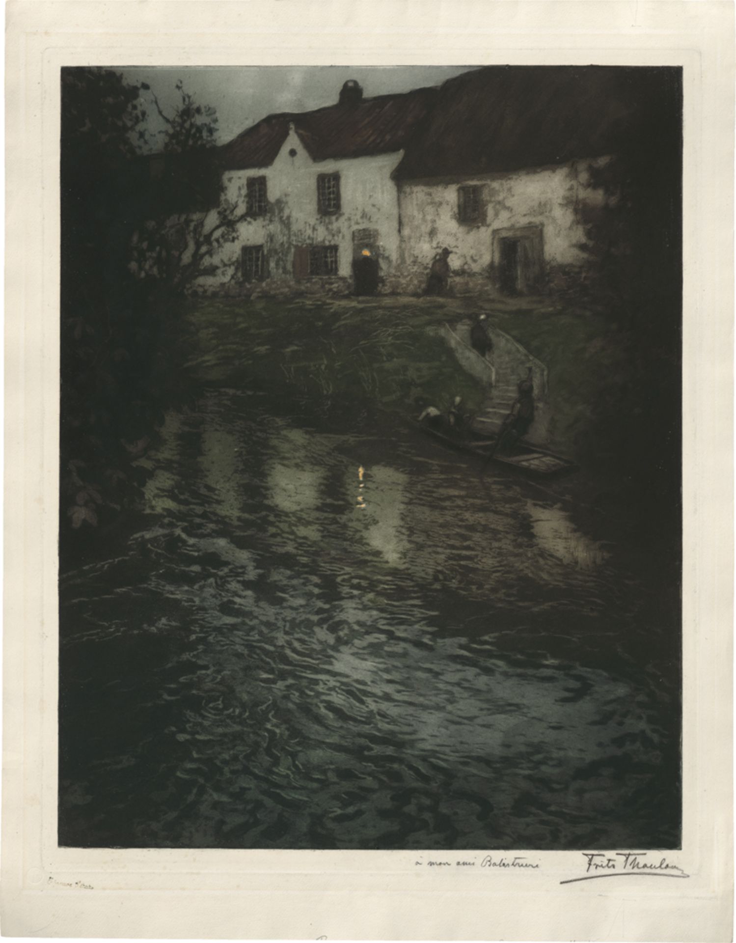 Thaulow, Frits: Abend in Audenarde