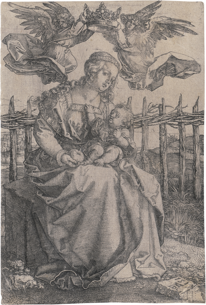 Dürer, Albrecht: Die Jungfrau von zwei Engeln gekrönt
