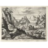 Hondius, Hendrick: Landschaft mit dem Sturz des Ikarus
