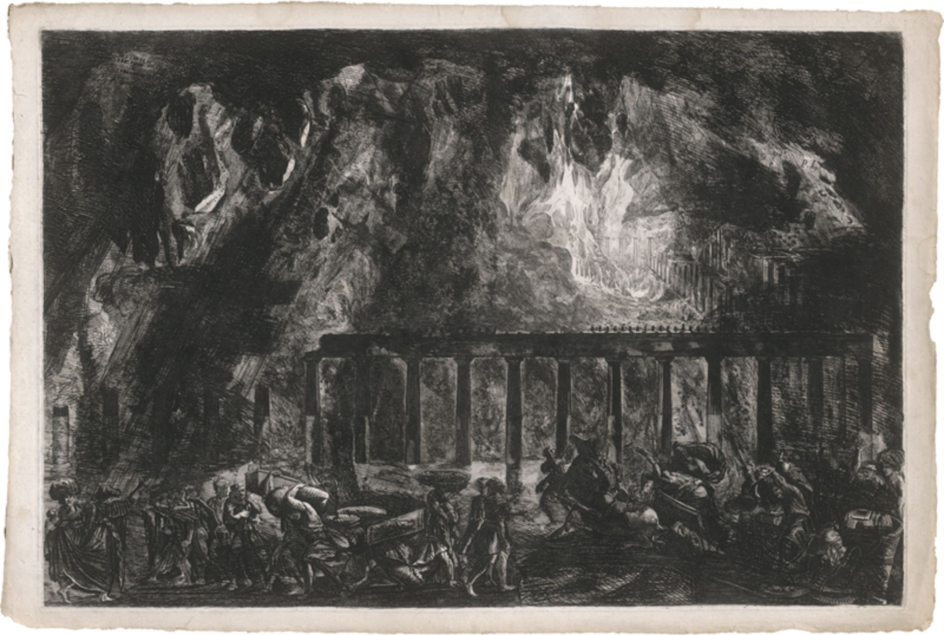 Piranesi, Francesco: Der Untergang Pompejis