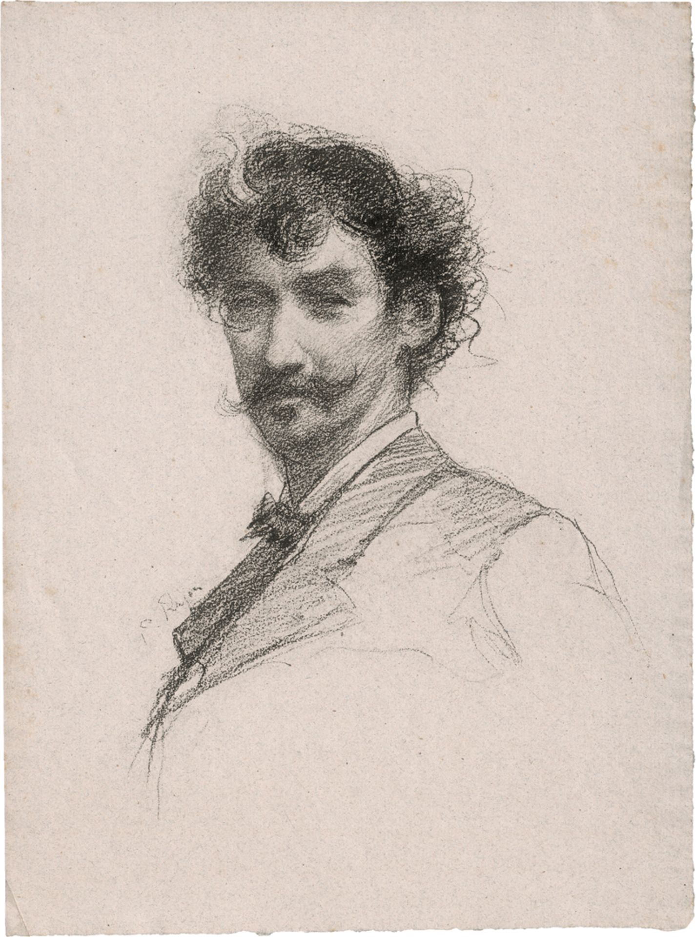 Rajon, Paul Adolphe: Porträt James McNeill Whistler