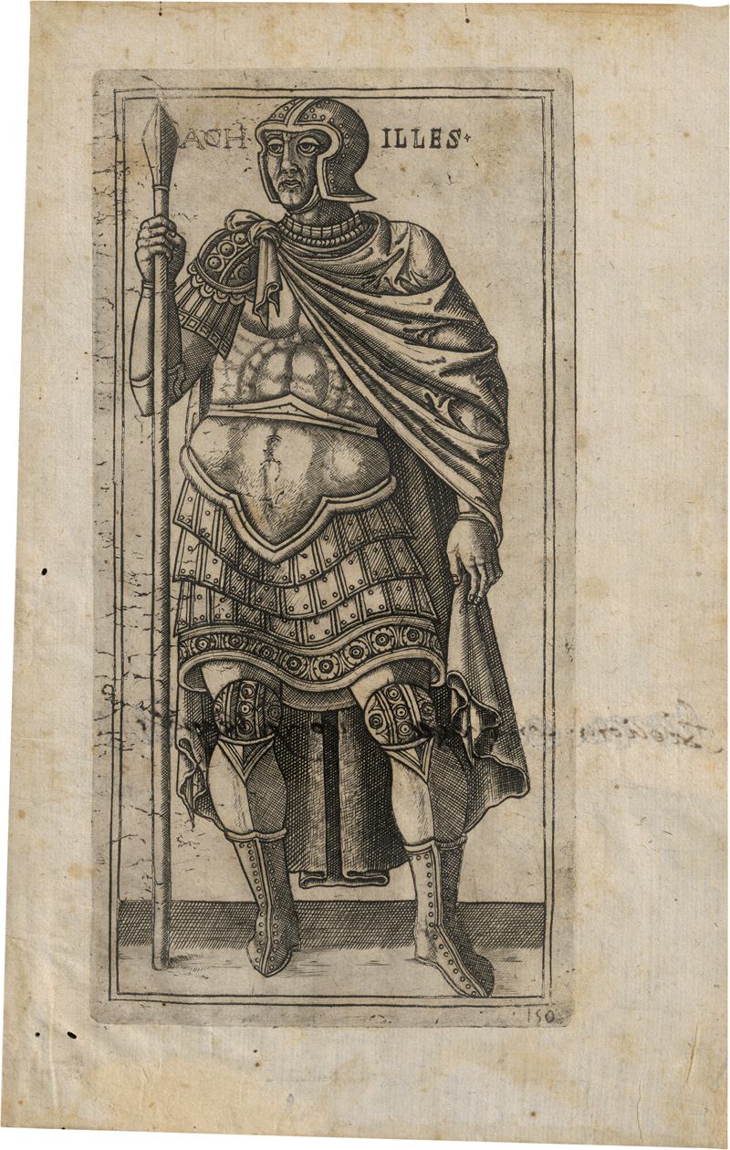 Italienisch: um 1500. Achilles; Theseus - Image 2 of 2