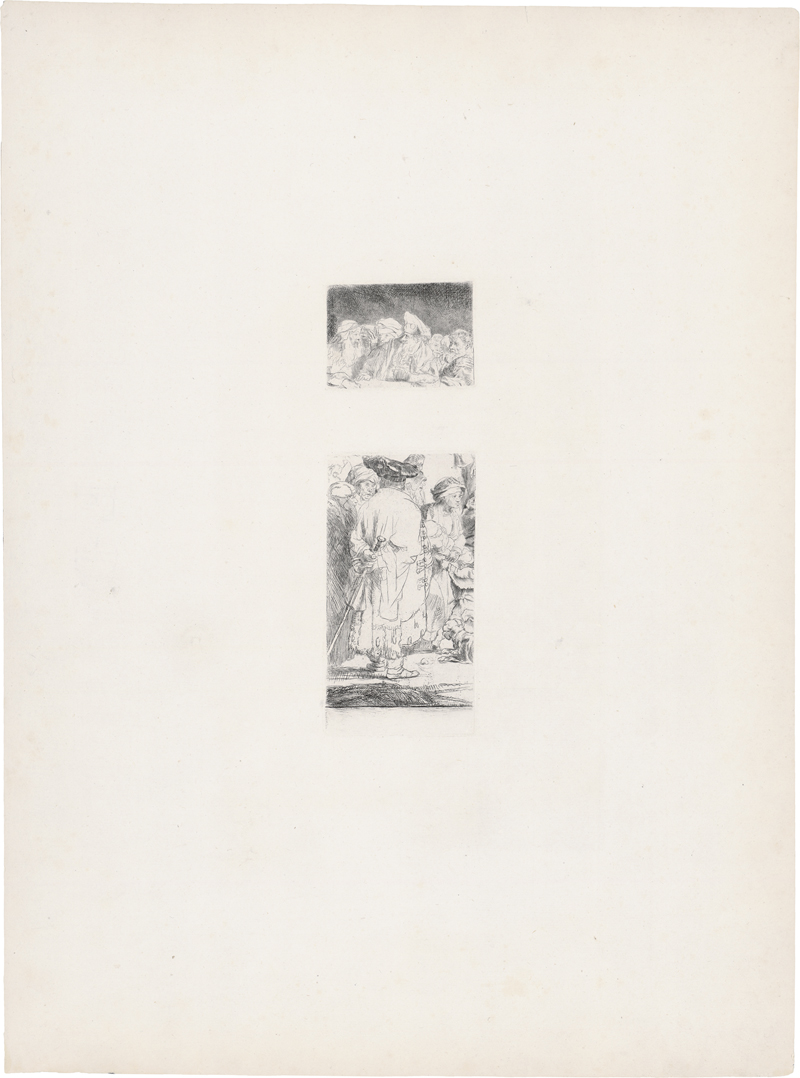 Rembrandt Harmensz. van Rijn: Christus heilt die Kranken, genannt das Hundertguldenbla... - Image 2 of 3