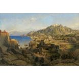 Hauschild, Maximilian Albert: Lacco Ameno auf der Insel Ischia mit dem Monte Epomeo un...