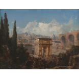 Choulant, Ludwig Theodor: Blick auf den Titusbogen und das Forum Romanum