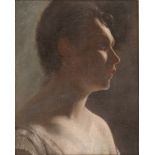 Dänisch: um 1910. Profilbildnis einer Dame