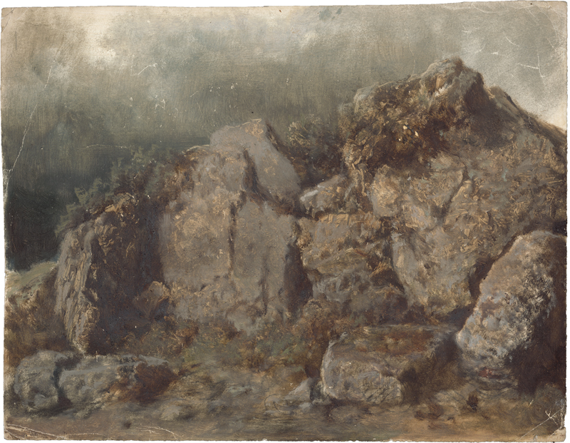 Piepenhagen, August Friedrich: Felsformation im böhmischen Gebirge