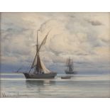 Andersen-Lundby, Anders: Segelschiffe vor der Küste Dänemarks