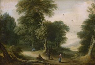 Alsloot, Denys van: Waldlandschaft mit Landvolk