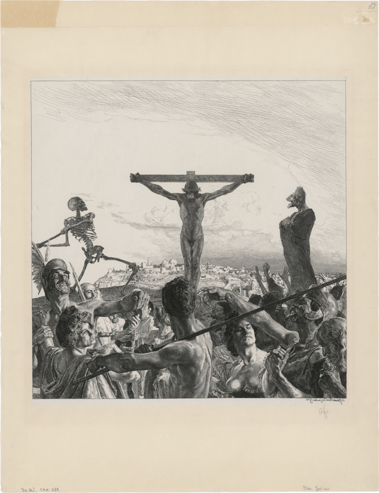 Greiner, Otto: Golgatha (Große Kreuzigung Christi)