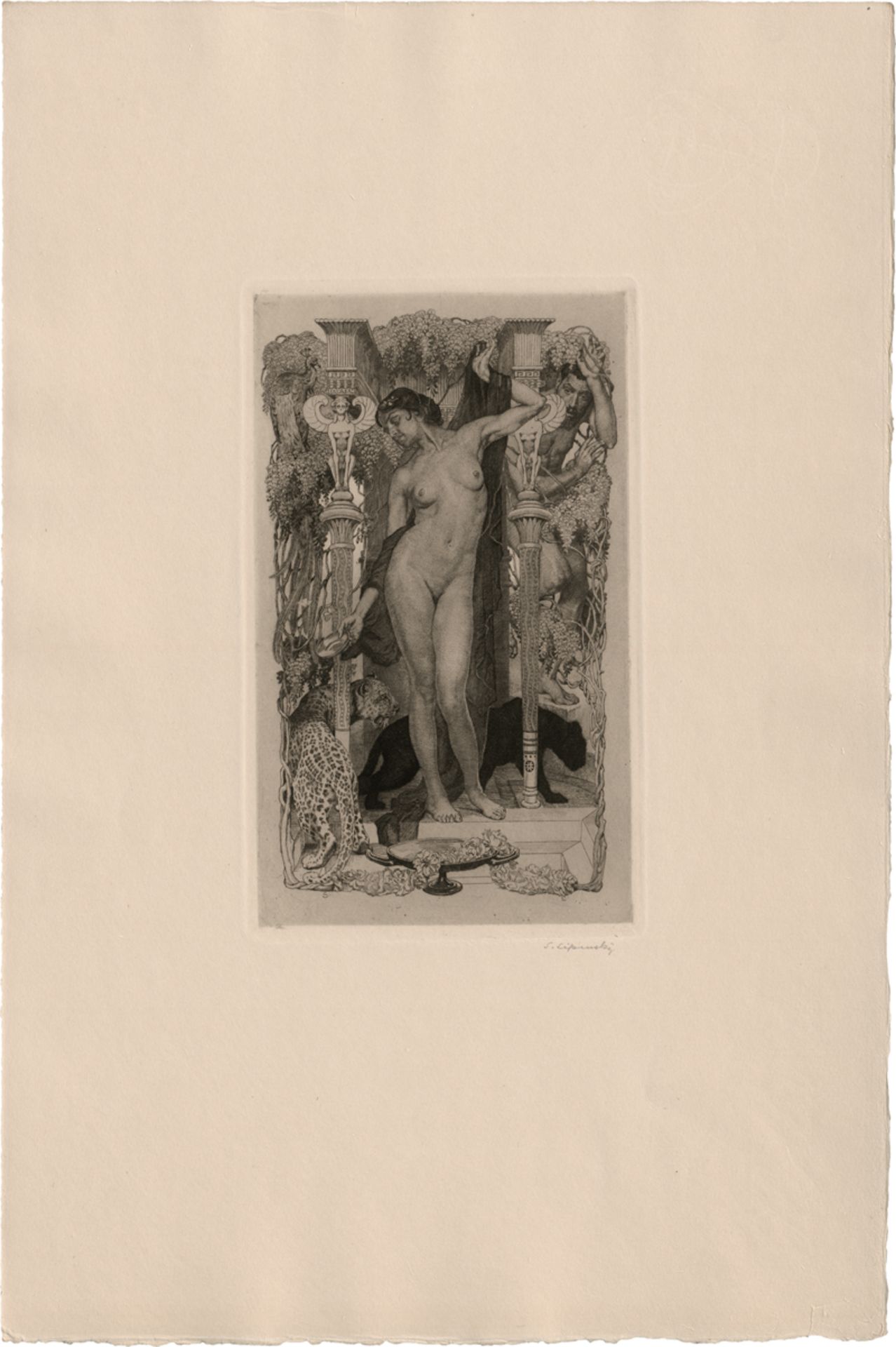 Lipinsky, Sigmund: Radierte Bilder zu Homer's Odyssee - Bild 3 aus 5