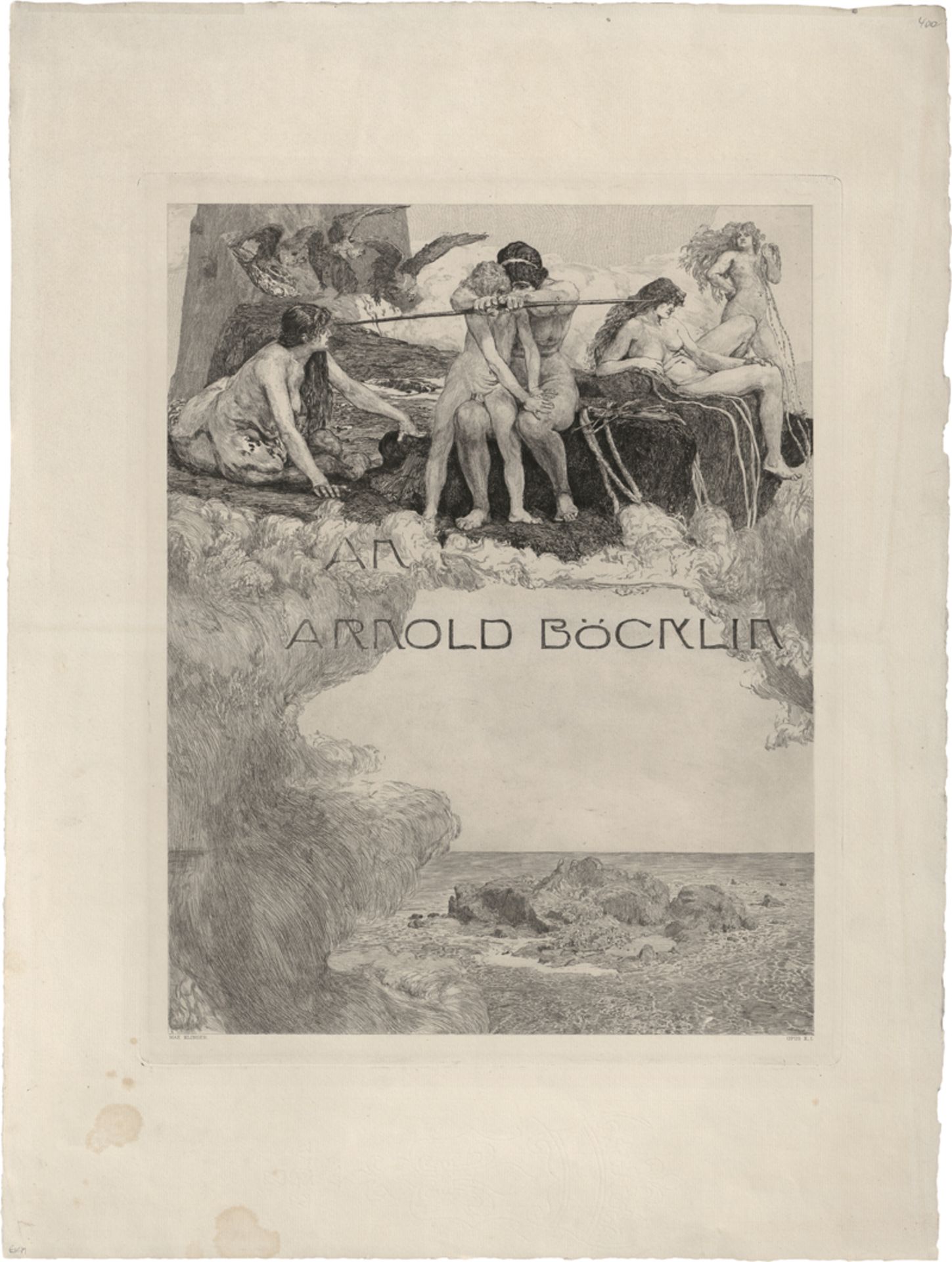 Klinger, Max: An Arnold Böcklin - Image 2 of 2