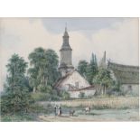 Klose, Friedrich Wilhelm: Dorfkirche in Niederschönhausen bei Berlin