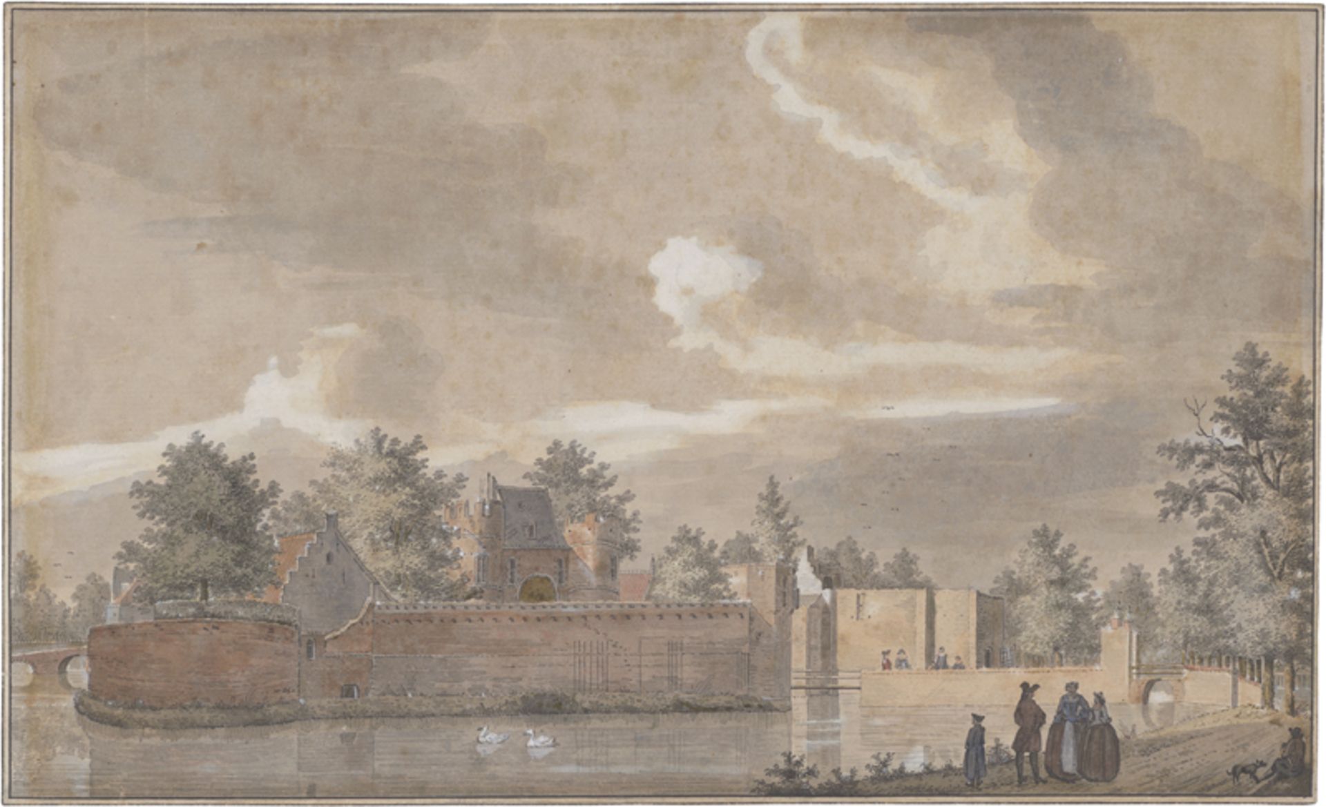 Pronk, Cornelis: Schloss Batesteyn in Vianen