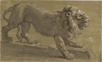Novelli, Pietro Antonio - zugeschri...: Ein schreitender Löwe