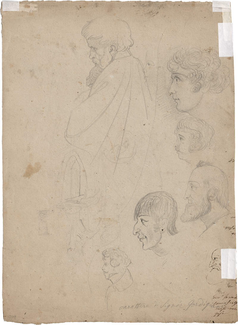 Führich, Joseph: Bildnis des Malers Eduard Schaller - Image 2 of 2
