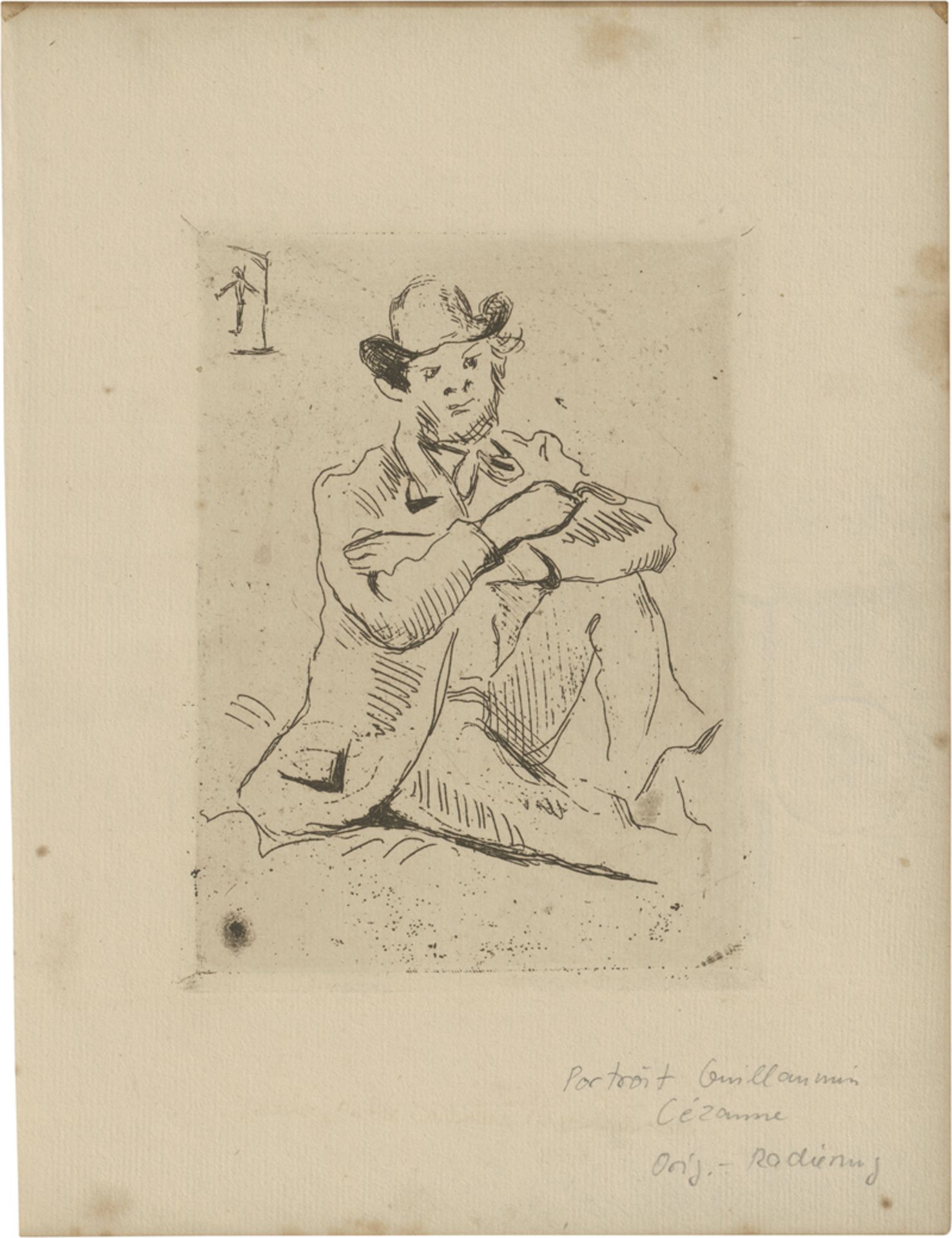 Cézanne, Paul: Portrait du peintre Armand Guillaumin au pendu; Paysage ...