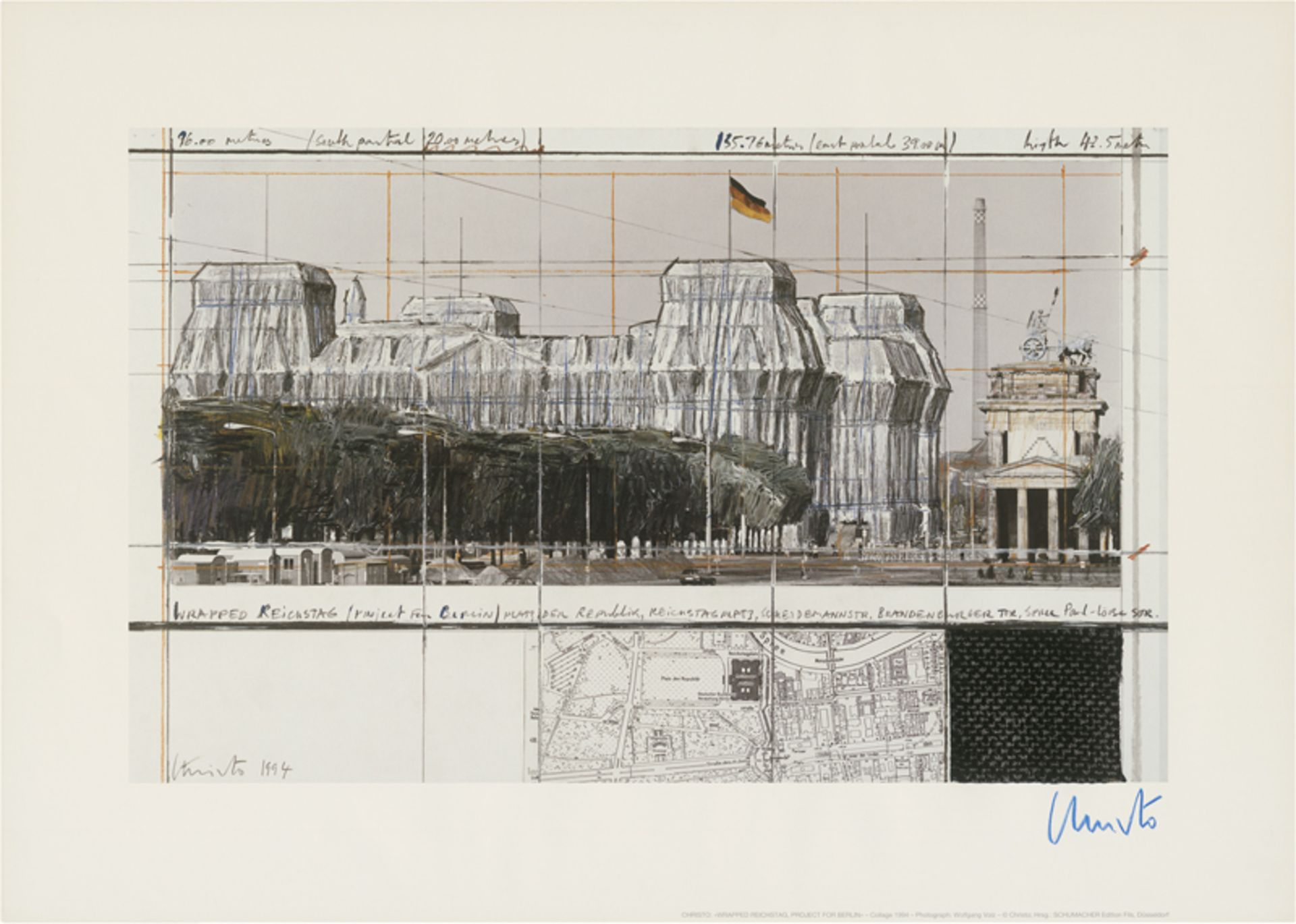 Christo: Wrapped Reichstag/ Project for Berlin