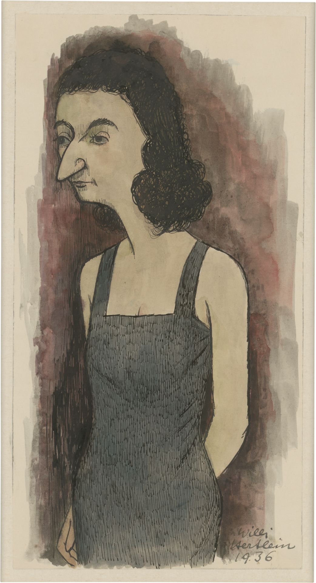 Hertlein, Willi: Frauenportrait