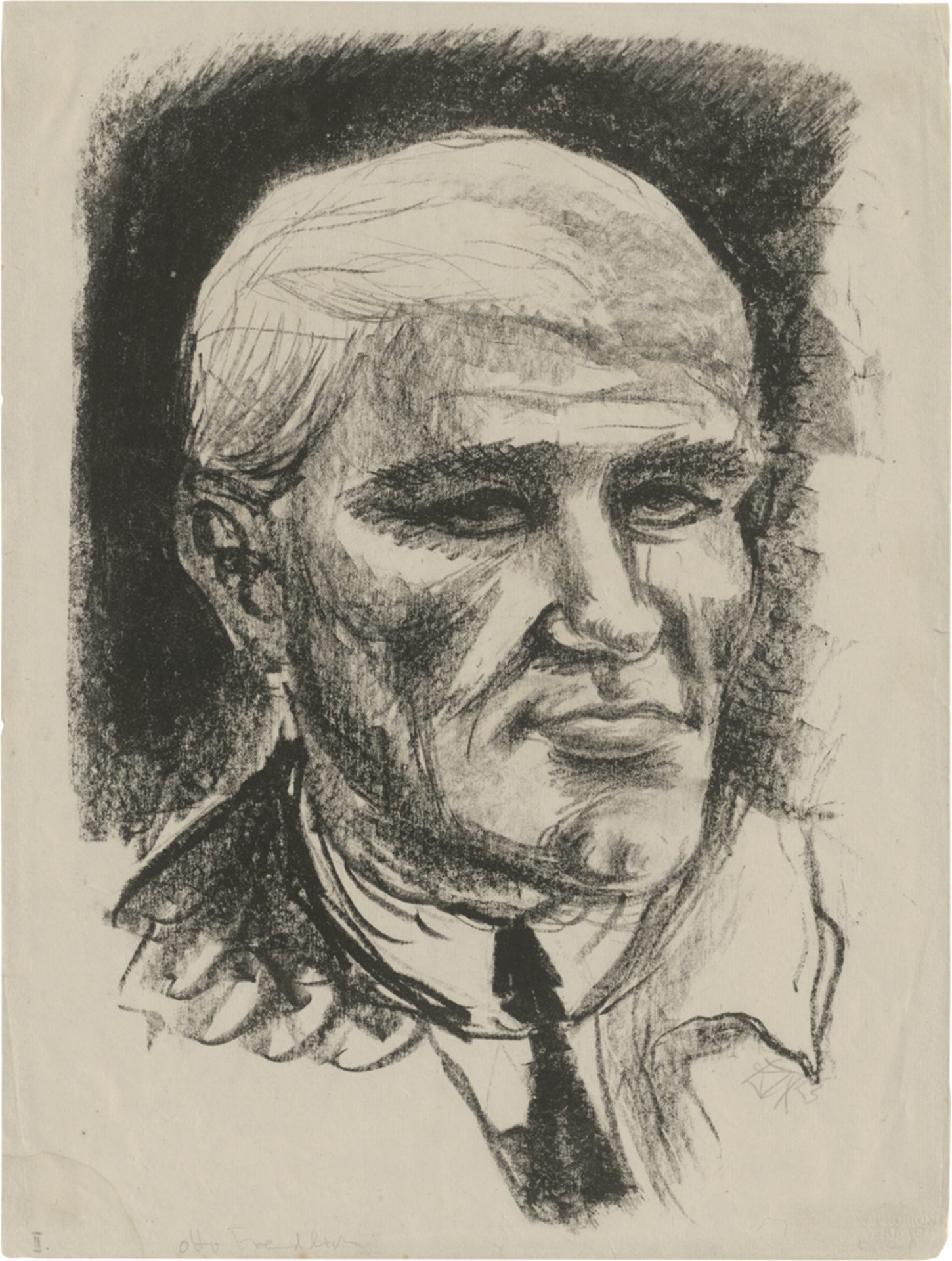 Dix, Otto: Portrait Otto Freundlich