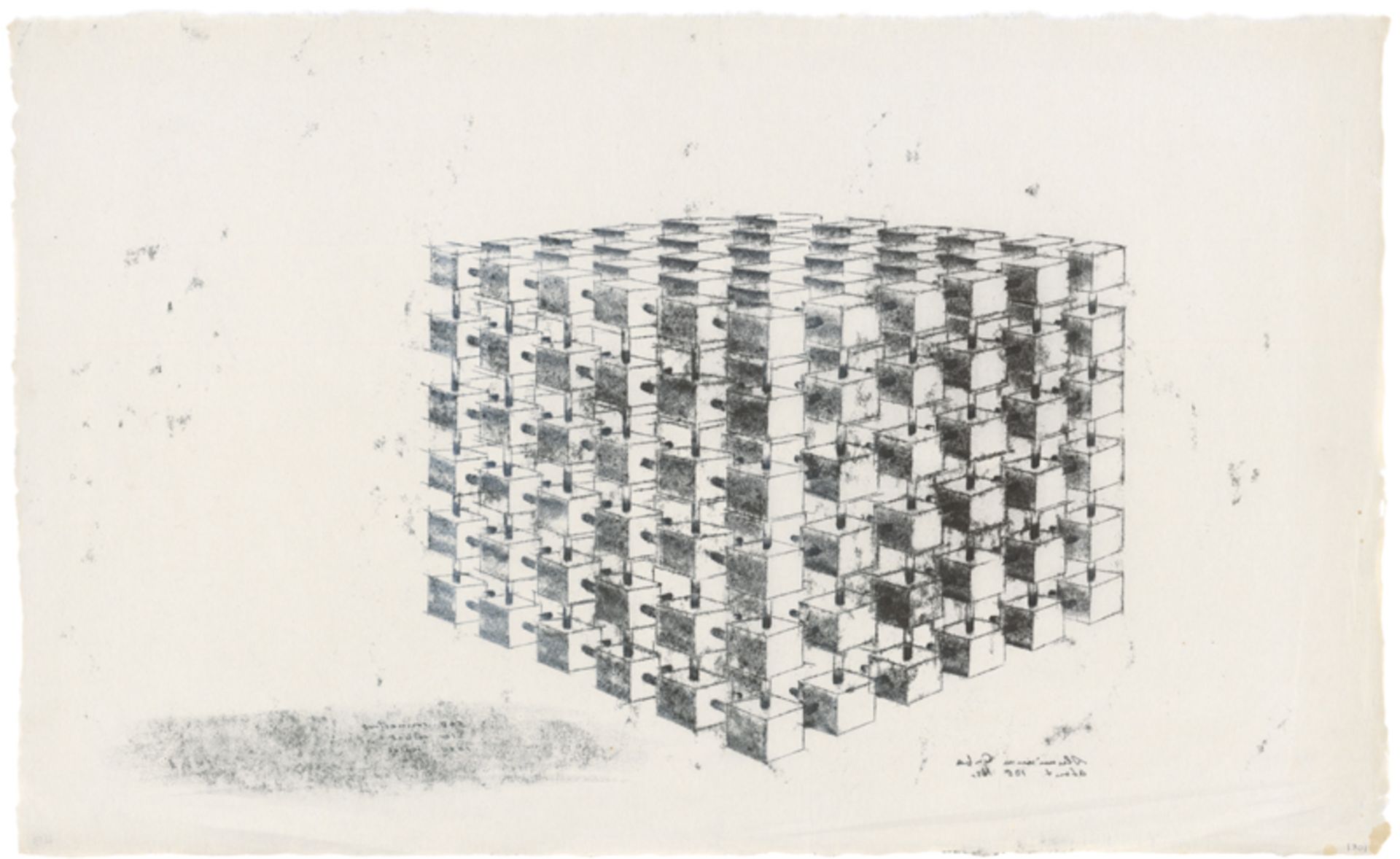 Bertoia, Harry: Aluminium Cubes