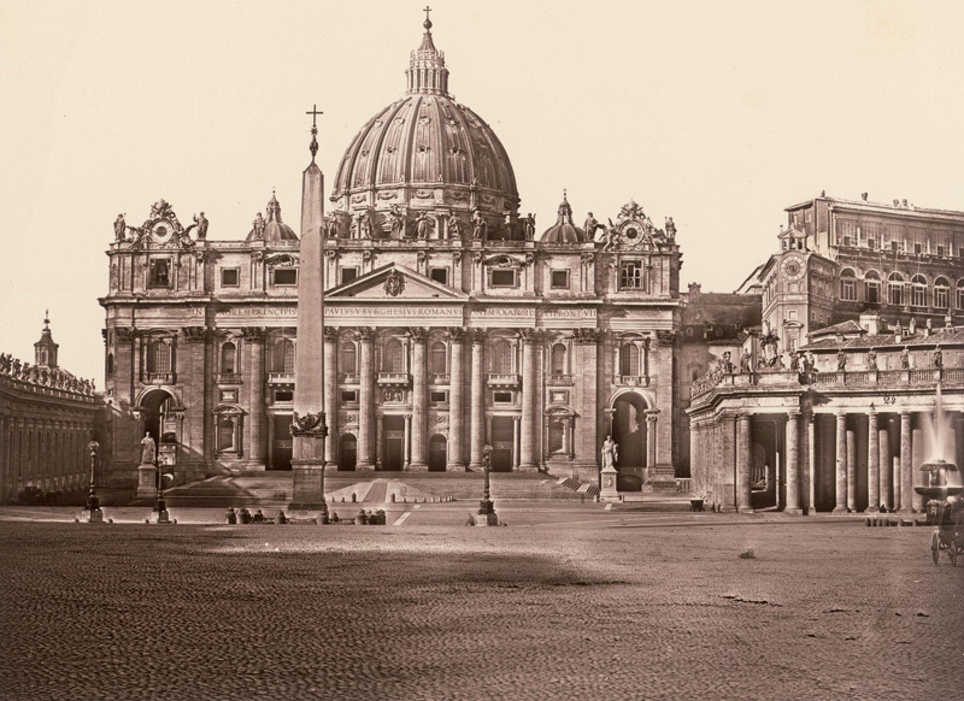 Anderson, James: Views of St. Peter's Basilica, St. Peter's Square