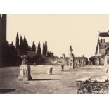 Rome: Views of excavations of the Farnese Gardens area on the ...