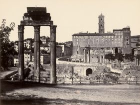 Anderson, James: Views to the Capitol Hill from the Forum Romanum, the Te...