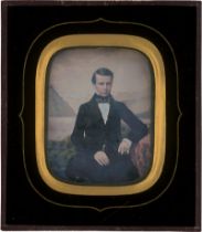 Daguerreotype: Portrait of Rodolphe de Taub at the age of 20