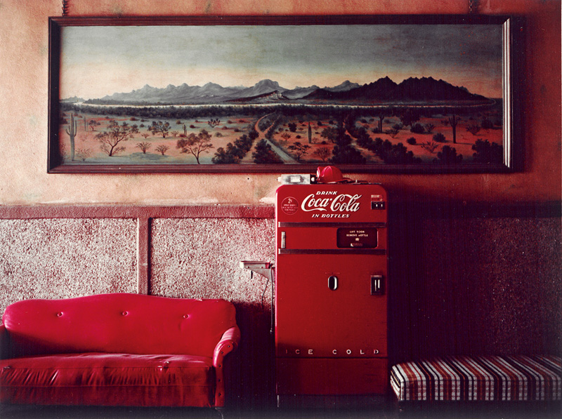 Wenders, Wim: Lounge paintings. Gila Bend, Arizona (from 'Written in t...