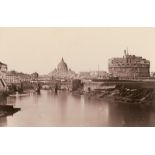 Anderson, James: View over theTiber with St. Peter's; View of Castel San...