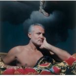 Newton, Helmut: Gianni Versace, Lake Como, Italy