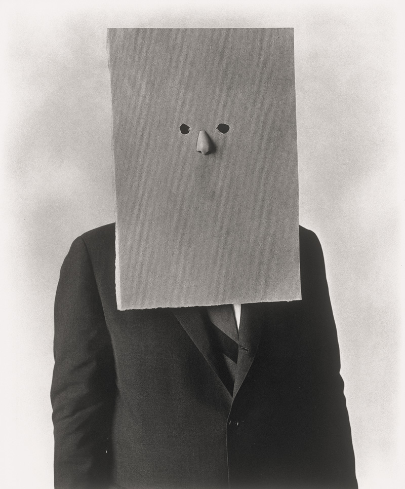 Penn, Irving: Steinberg in Nose Mask, New York