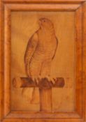 Edward Guest, Poker Artist, a Victorian picture of a bird of prey,