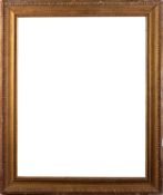 Two wood and gesso gilt picture frames with ovolo borders, modern Each approximately 60.